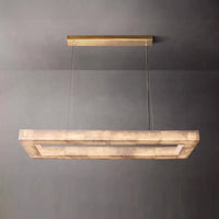 WOMO Rectangle Alabaster Chandelier-WM2822