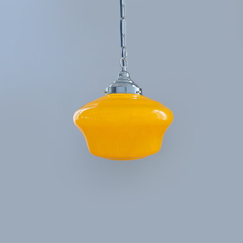 WOMO Schoolhouse Glass Pendant Light-WM2824