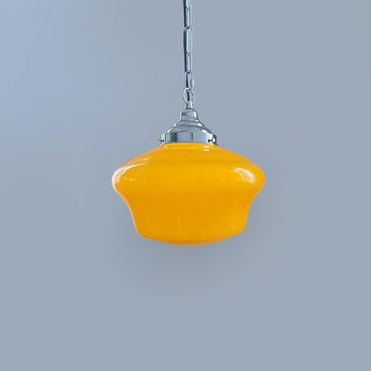 WOMO Schoolhouse Glass Pendant Light-WM2824