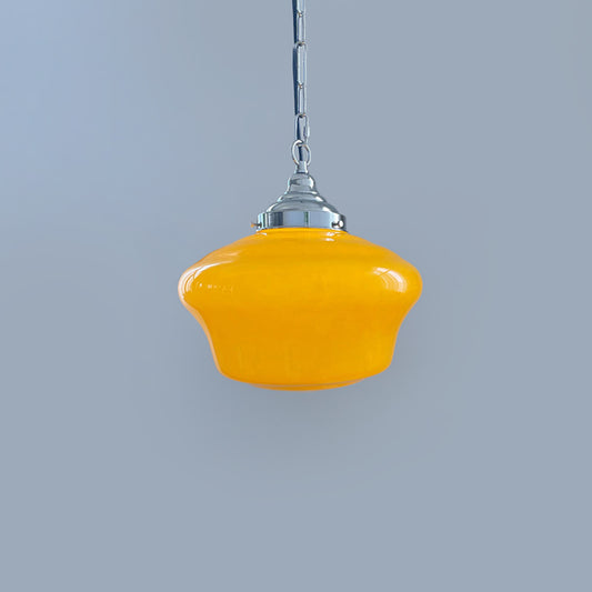 WOMO Schoolhouse Glass Pendant Light-WM2824