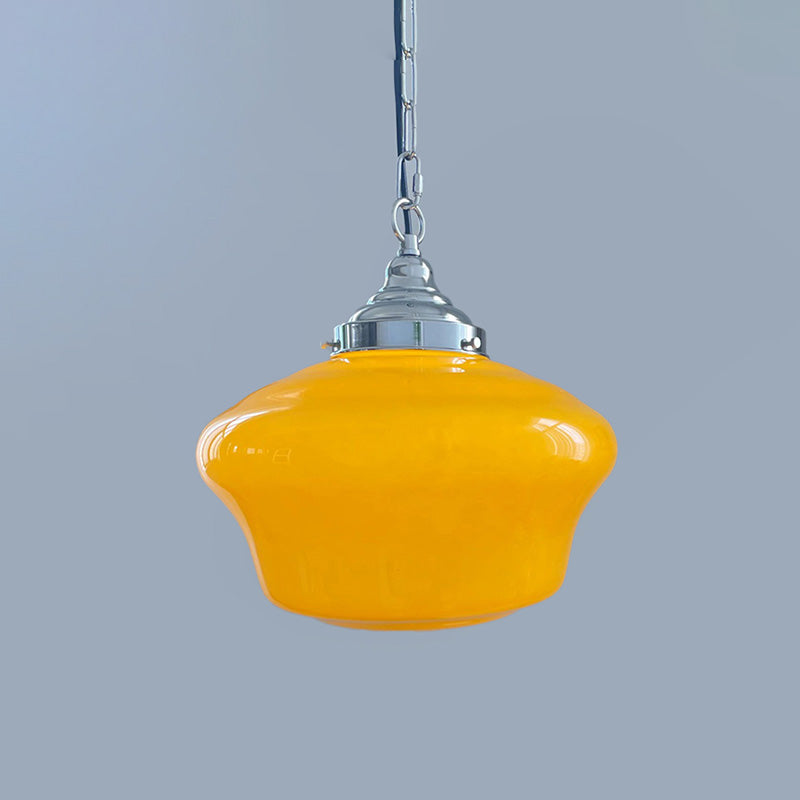 WOMO Schoolhouse Glass Pendant Light-WM2824