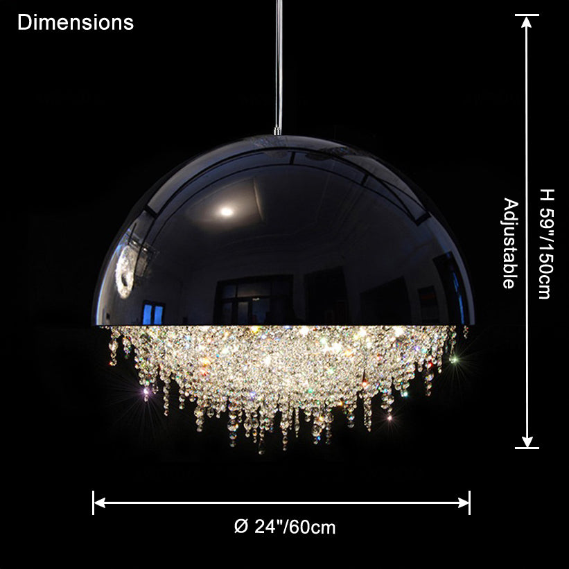 WOMO Dome Crystal Chandelier-WM2825