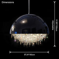 WOMO Dome Crystal Chandelier-WM2825