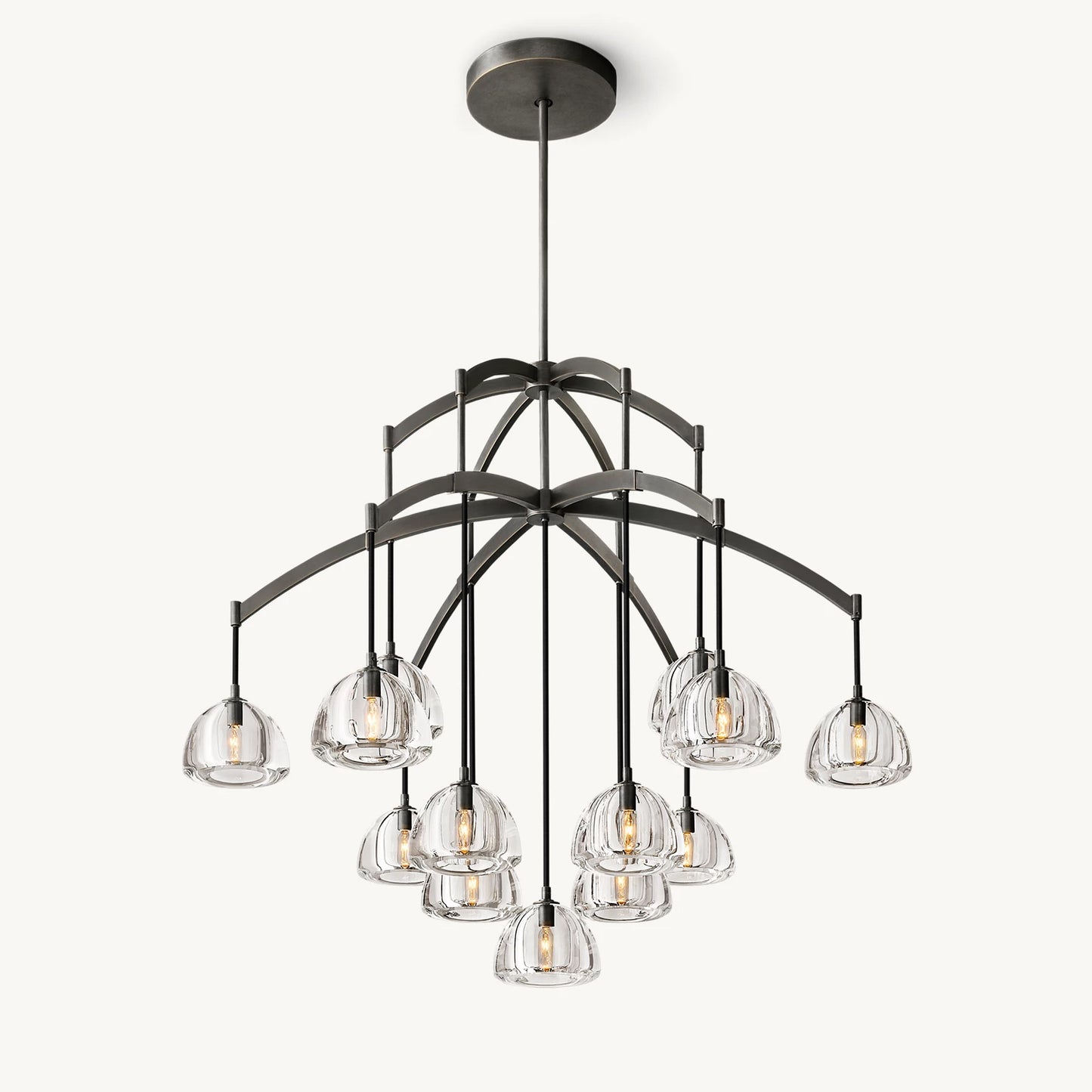 WOMO Multi Light Crystal Pendant Chandelier-WM2828