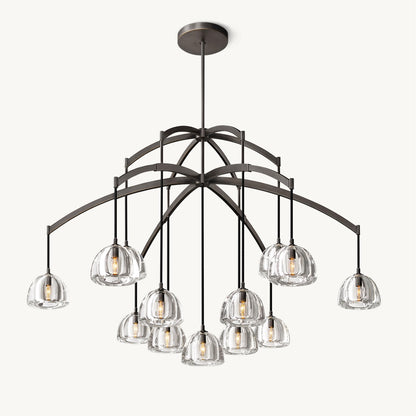 WOMO Multi Light Crystal Pendant Chandelier-WM2828