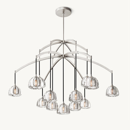 WOMO Multi Light Crystal Pendant Chandelier-WM2828