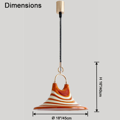 WOMO Cone Rise Fall Pendant Light-WM2866