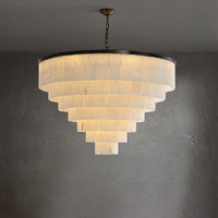 WOMO Tiered Alabaster Chandelier -WM2832