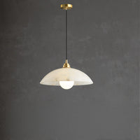 WOMO Dome Alabaster Pendant Light-WM2839