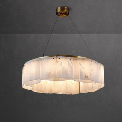 WOMO Modern Multi-Round Alabaster Chandelier-WM2860