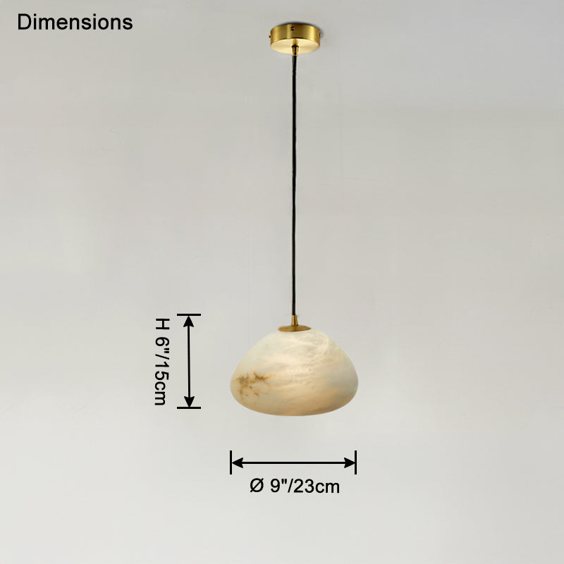 WOMO Irregular Alabaster Pendant Light-WM2868