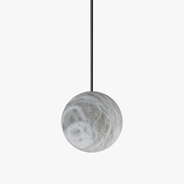 WOMO Globe Alabaster Pendant Light-WM2869