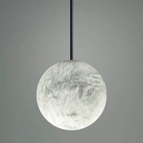 WOMO Globe Alabaster Pendant Light-WM2869