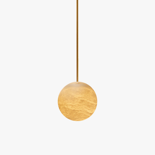 WOMO Globe Alabaster Pendant Light-WM2869