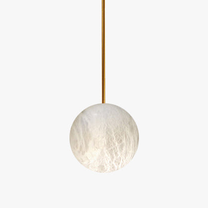 WOMO Globe Alabaster Pendant Light-WM2869