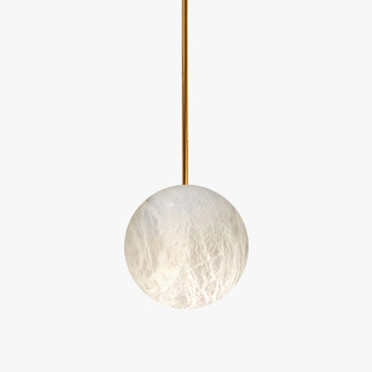 WOMO Globe Alabaster Pendant Light-WM2869