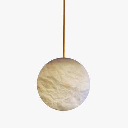 WOMO Globe Alabaster Pendant Light-WM2869