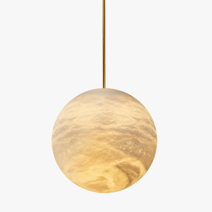 WOMO Globe Alabaster Pendant Light-WM2869