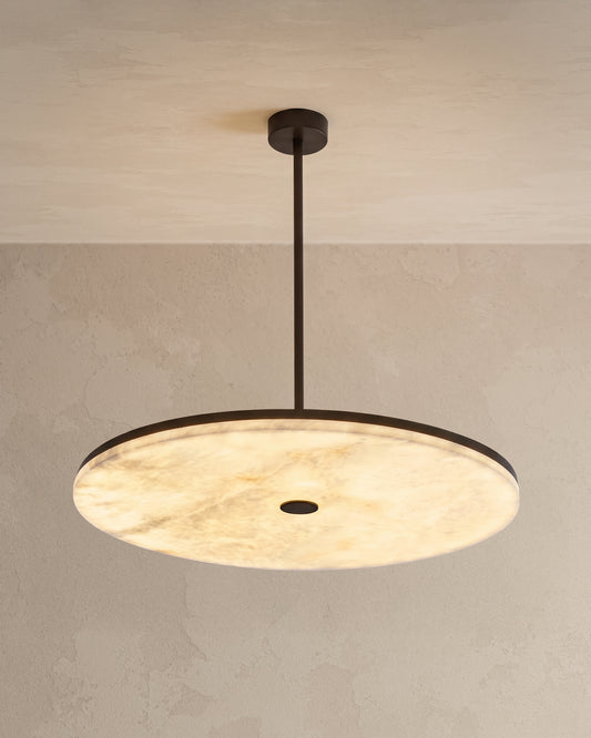 WOMO Disc Alabaster Pendant Light-WM2870