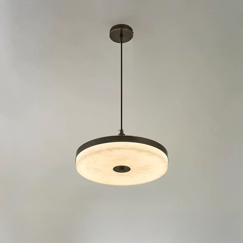 WOMO Disc Alabaster Pendant Light-WM2870