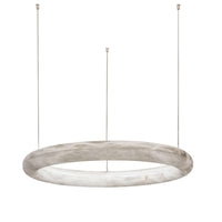 WOMO Alabaster Circle LED Chandelier-WM2873