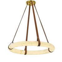 WOMO Alabaster Circular LED Chandelier-WM2874