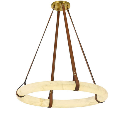 WOMO Alabaster Circular LED Chandelier-WM2874