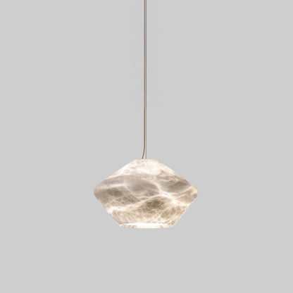 WOMO Flying Saucer Alabaster Pendant Light-WM2877