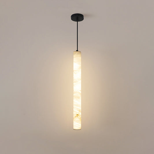 WOMO Alabaster Tube Dining Room Pendant Light-WM2882