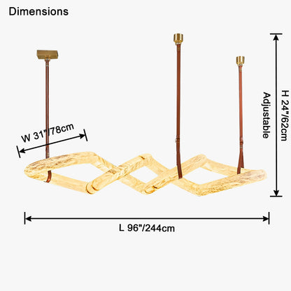 WOMO Infinity Massive Alabaster Chandelier-WM2884