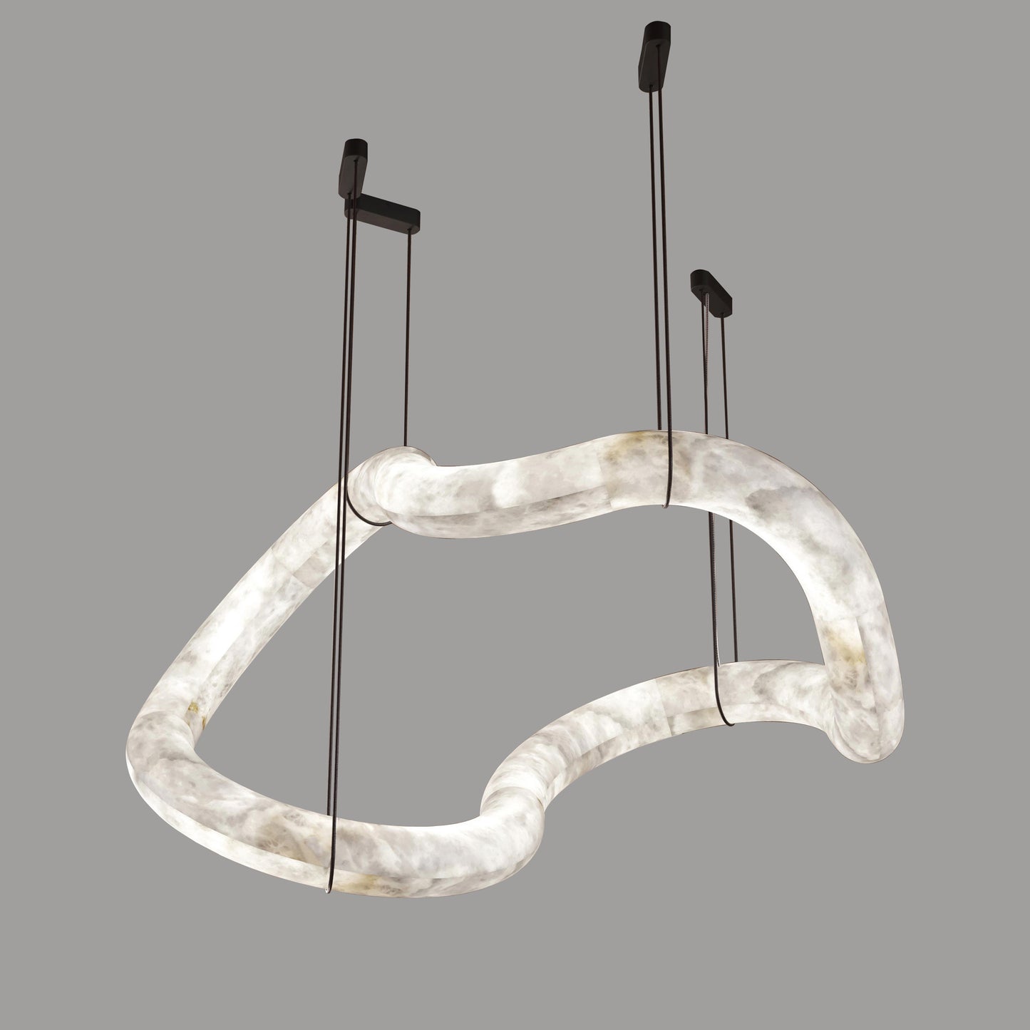 WOMO Infinity Alabaster Chandelier-WM2885