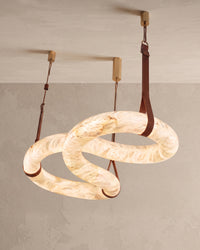WOMO Infinity Alabaster Chandelier-WM2886