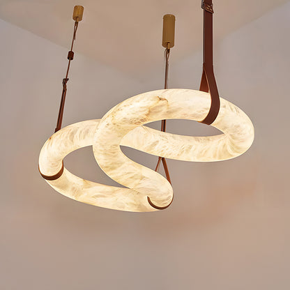 WOMO Infinity Alabaster Chandelier-WM2886