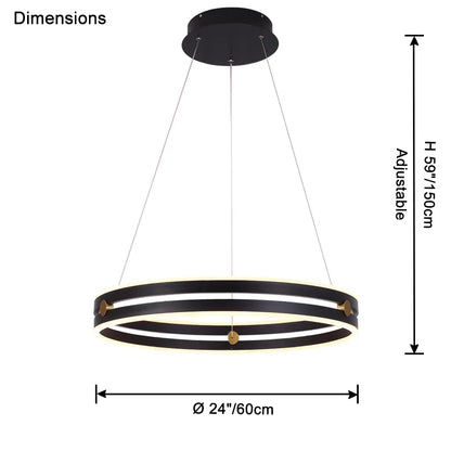 WOMO Circular Led Chandelier-WM2888