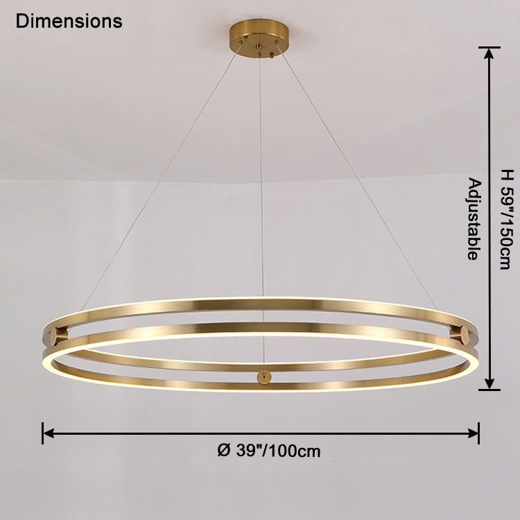 WOMO Circular Led Chandelier-WM2888