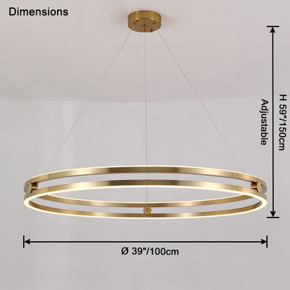 WOMO Circular Led Chandelier-WM2888