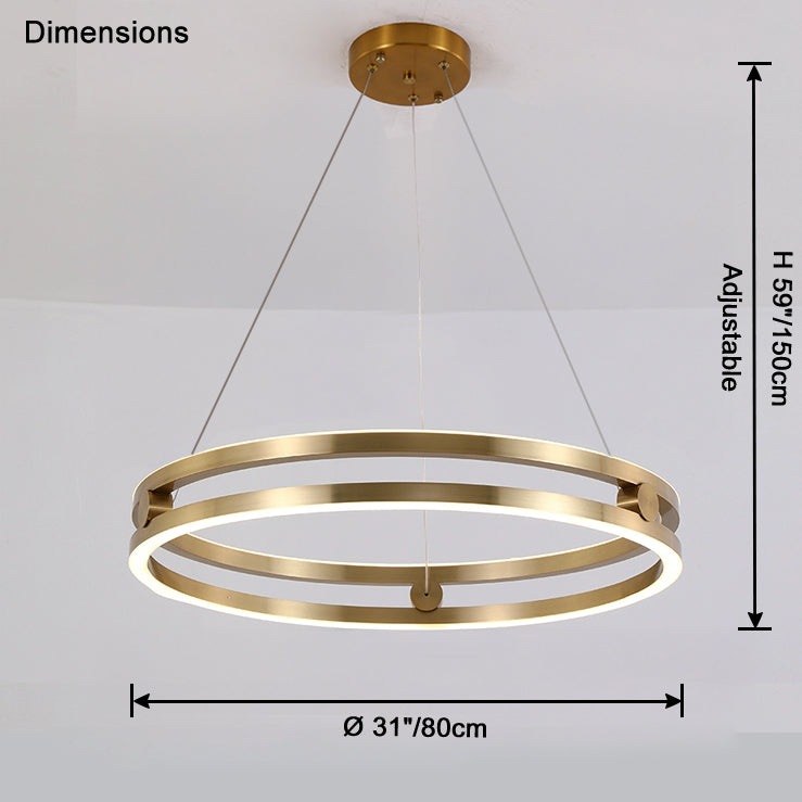 WOMO Circular Led Chandelier-WM2888