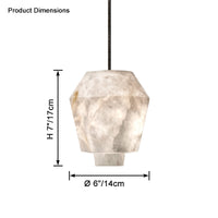 WOMO Alix Alabaster Pendant Light-WM2892
