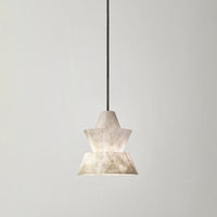 WOMO Hat Shaded Alabaster Pendant Light-WM2896