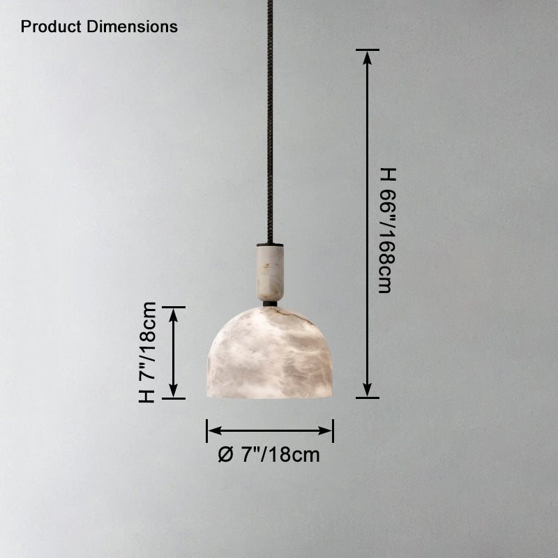 WOMO Oki Alabaster Pendant Light-WM2899