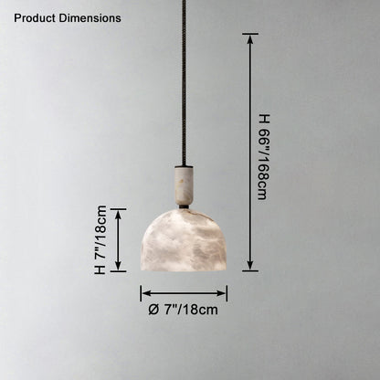 WOMO Oki Alabaster Pendant Light-WM2899