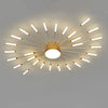 WOMO Firework Sunburst Flush Mount Ceiling Light-WM1001 thumbnail