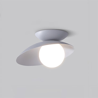 WOMO Frosted Glass Globe Asymmetrical Ceiling Light-WM1021