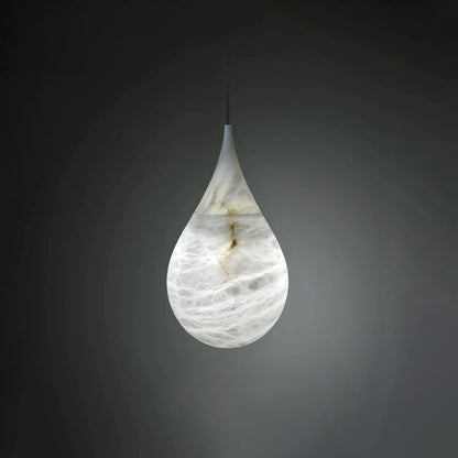 WOMO Alabaster Raindrop Pendant Light-WM2901