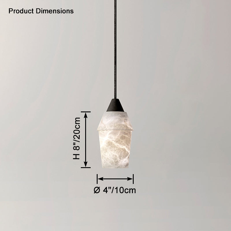 WOMO Small Alabaster Pendant Light-WM2902