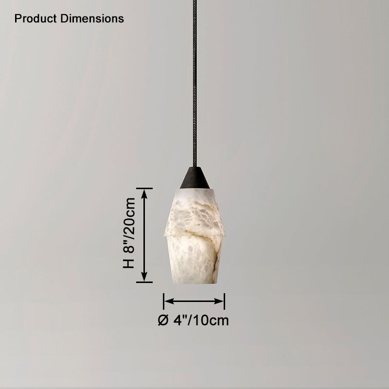 WOMO Small Alabaster Pendant Light-WM2902