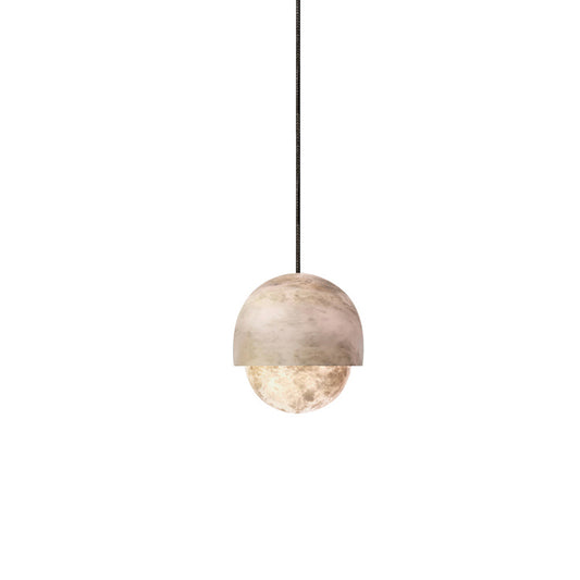 WOMO Alabaster Globe Pendant Light-WM2903