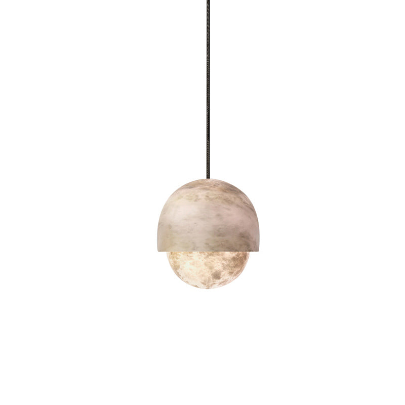 WOMO Alabaster Globe Pendant Light-WM2903