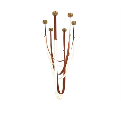 WOMO Ribbon Leather Chandelier-WM2908