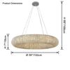 WOMO Halo Crystal Chandelier-WM2910 thumbnail